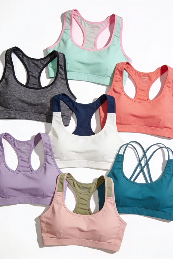 comfortable low impact sports bras