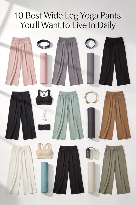 comfy wide leg yoga pants