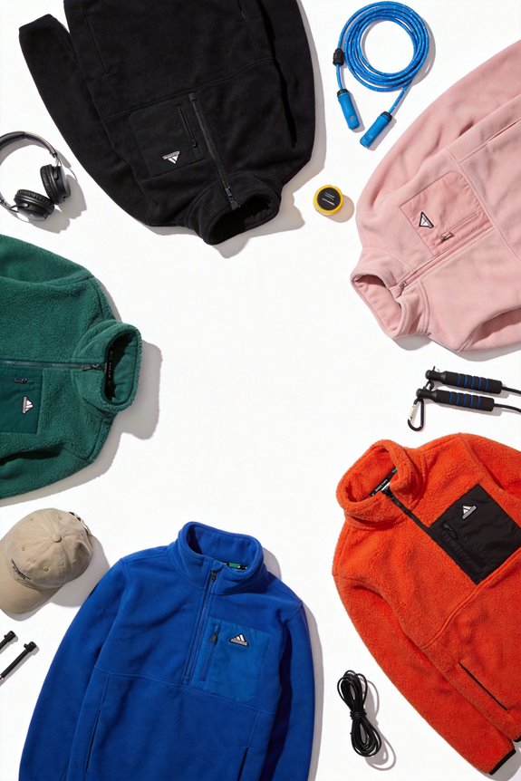 cozy fleece sweatshirts selection