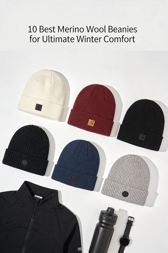 cozy merino wool beanies