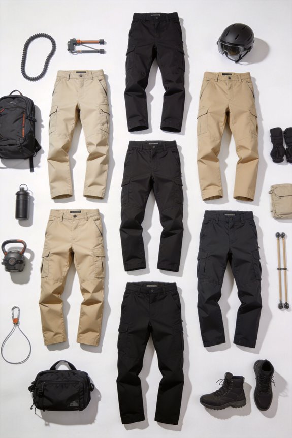 durable work pants selection