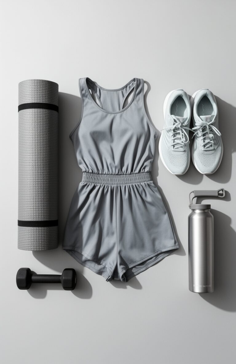 elastic waist summer rompers
