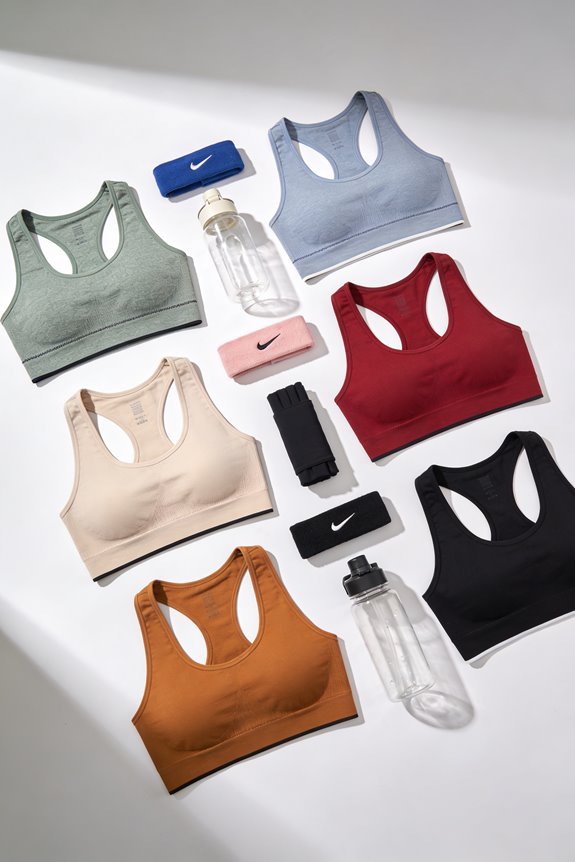 moisture wicking sports bras selection