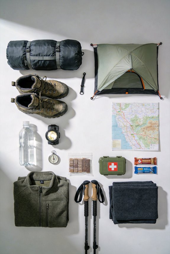 overnight hiking trip preparation