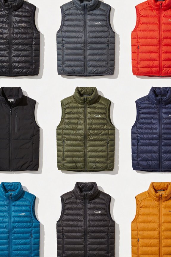 packable down vests selection