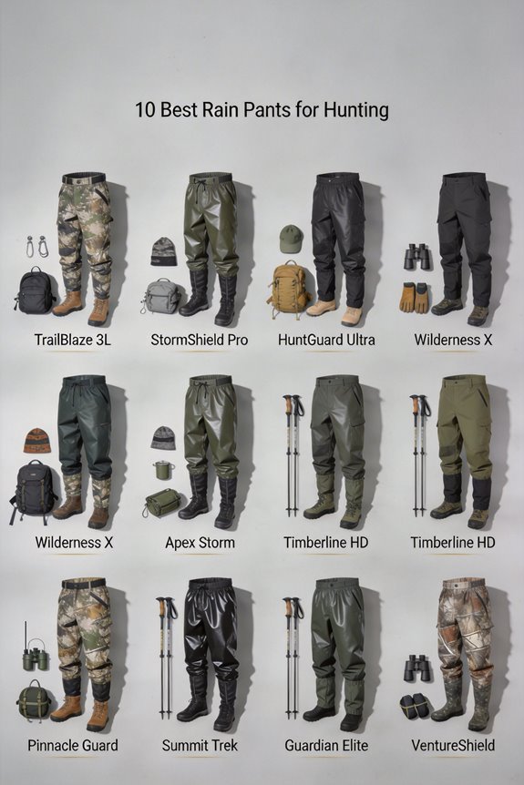 rain pants for hunting