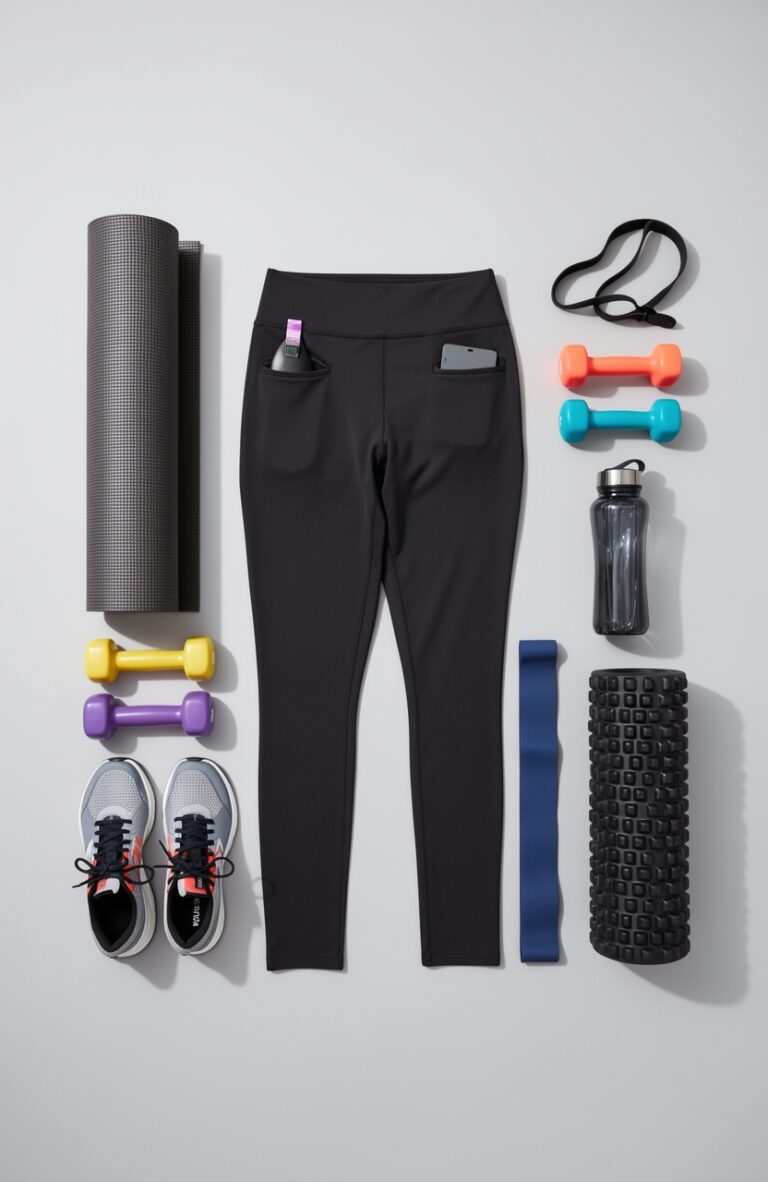 secure essentials in leggings