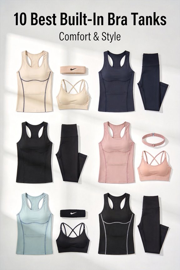 stylish and comfortable bra tanks
