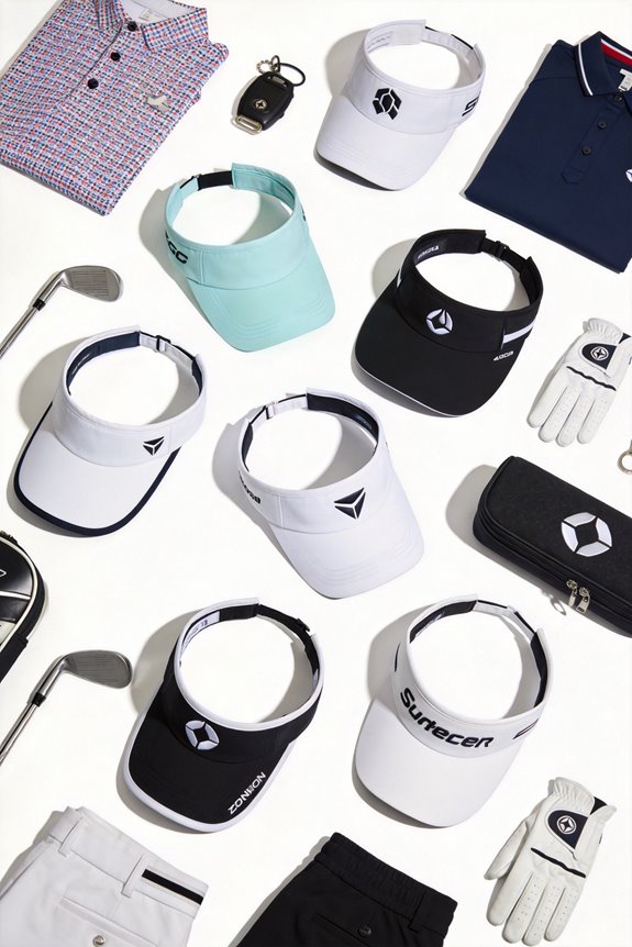 stylish and performance golf visors