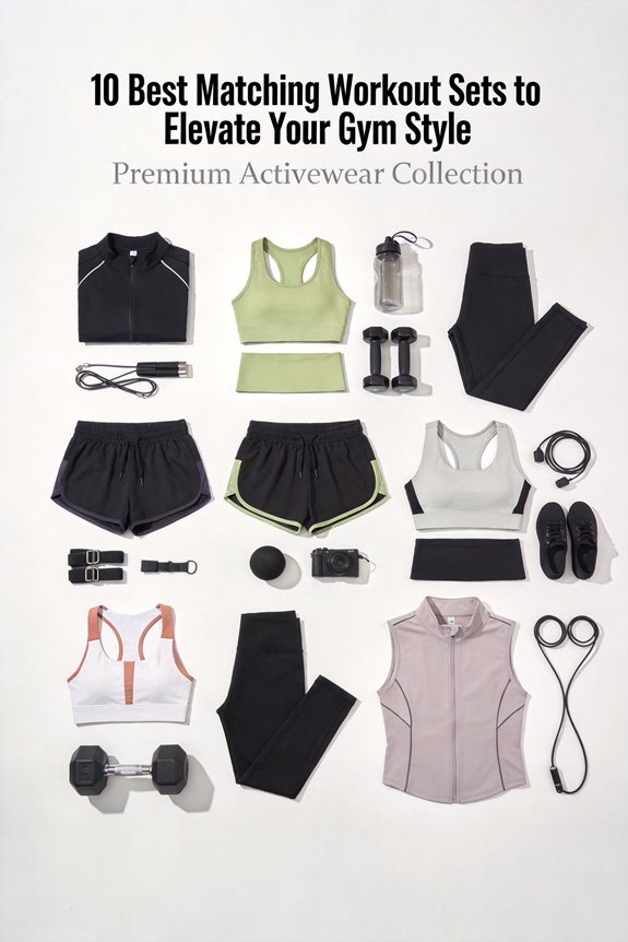 stylish matching workout sets