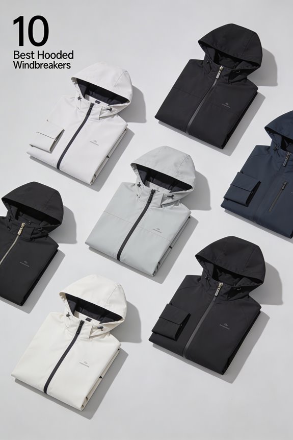 stylish protective hooded windbreakers
