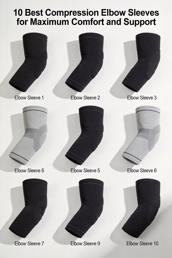 top elbow compression sleeves