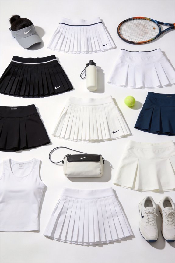 top stylish tennis skirts