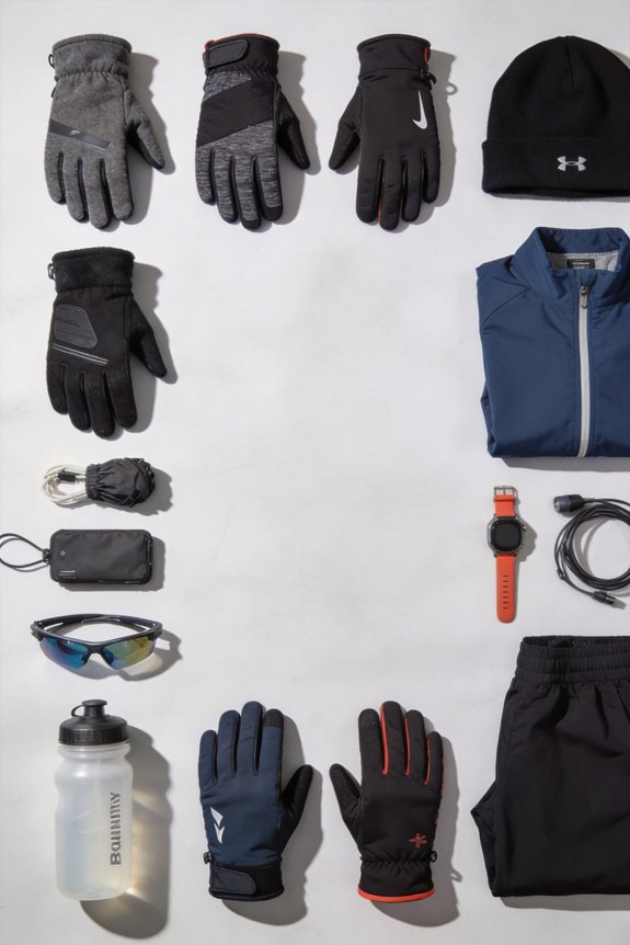 warm and dry running gloves