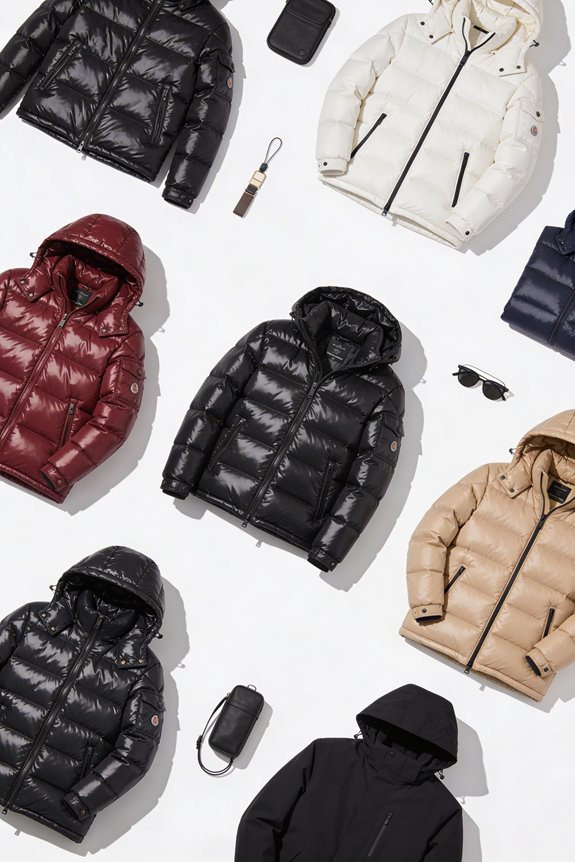 water resistant down jackets
