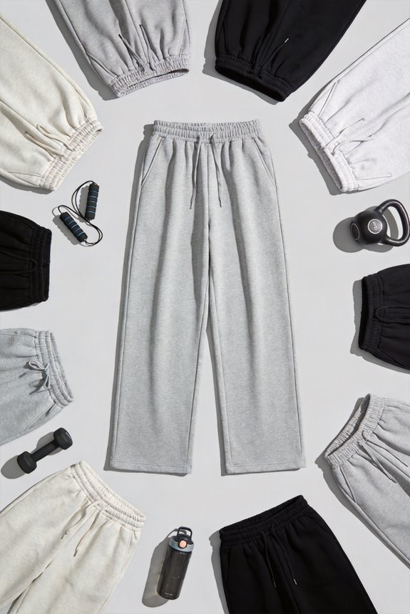 wide leg sweatpants comfort